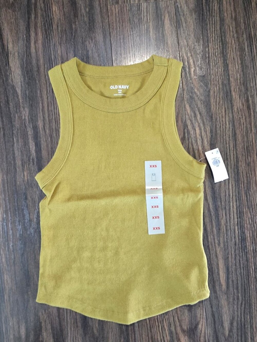 OLD NAVY "Snug" Fit Cotton/Poly/Spandex Tank Top NWT/SIZE XXS